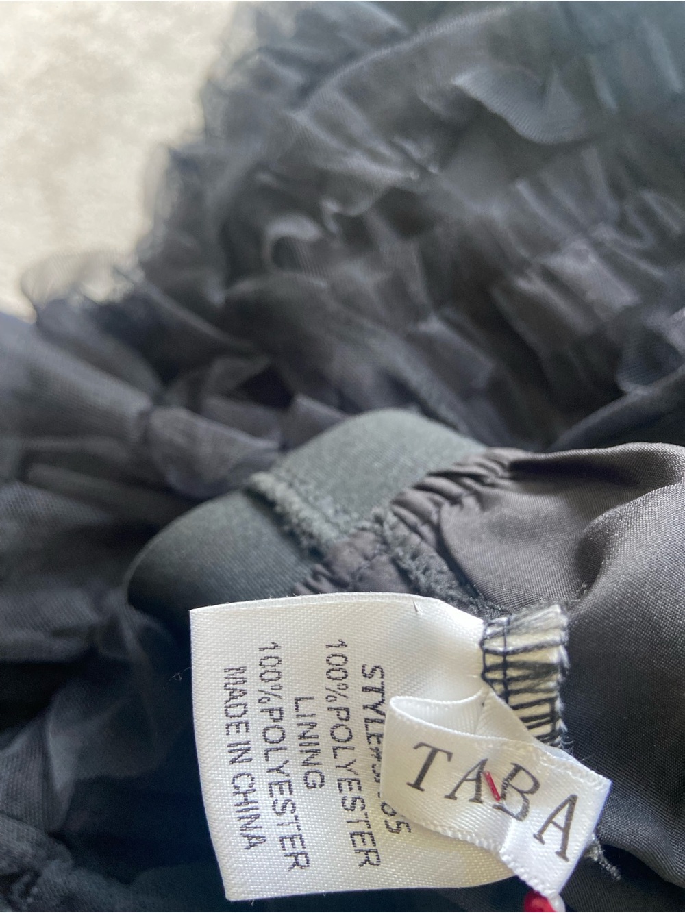 Black Ruffled Maxi Skirt - Picture 7 of 8